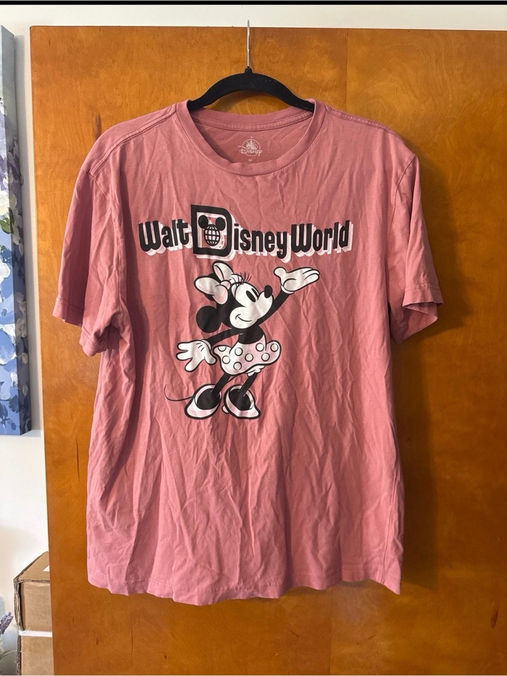 Disney Parks Disney World Minnie Mouse Pink Short Sleeve Graphic Tee